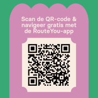 Scan de QR-code en navigeer gratis