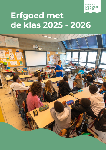 Brochure Erfgoedworkshops - klasbakken en VIP-locaties - Erfgoedweken 2025-2026