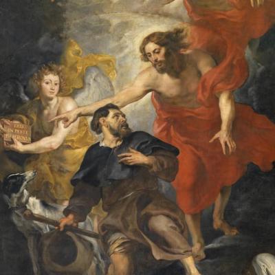 Vlaams Topstuk: Altaarstuk van de Heilige Rochus door Pieter Paul Rubens