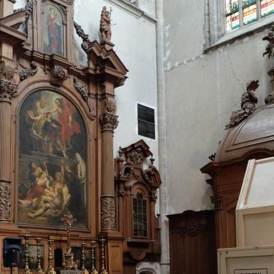 Sint-Martinuskerk met 'Iedereen Rubens'